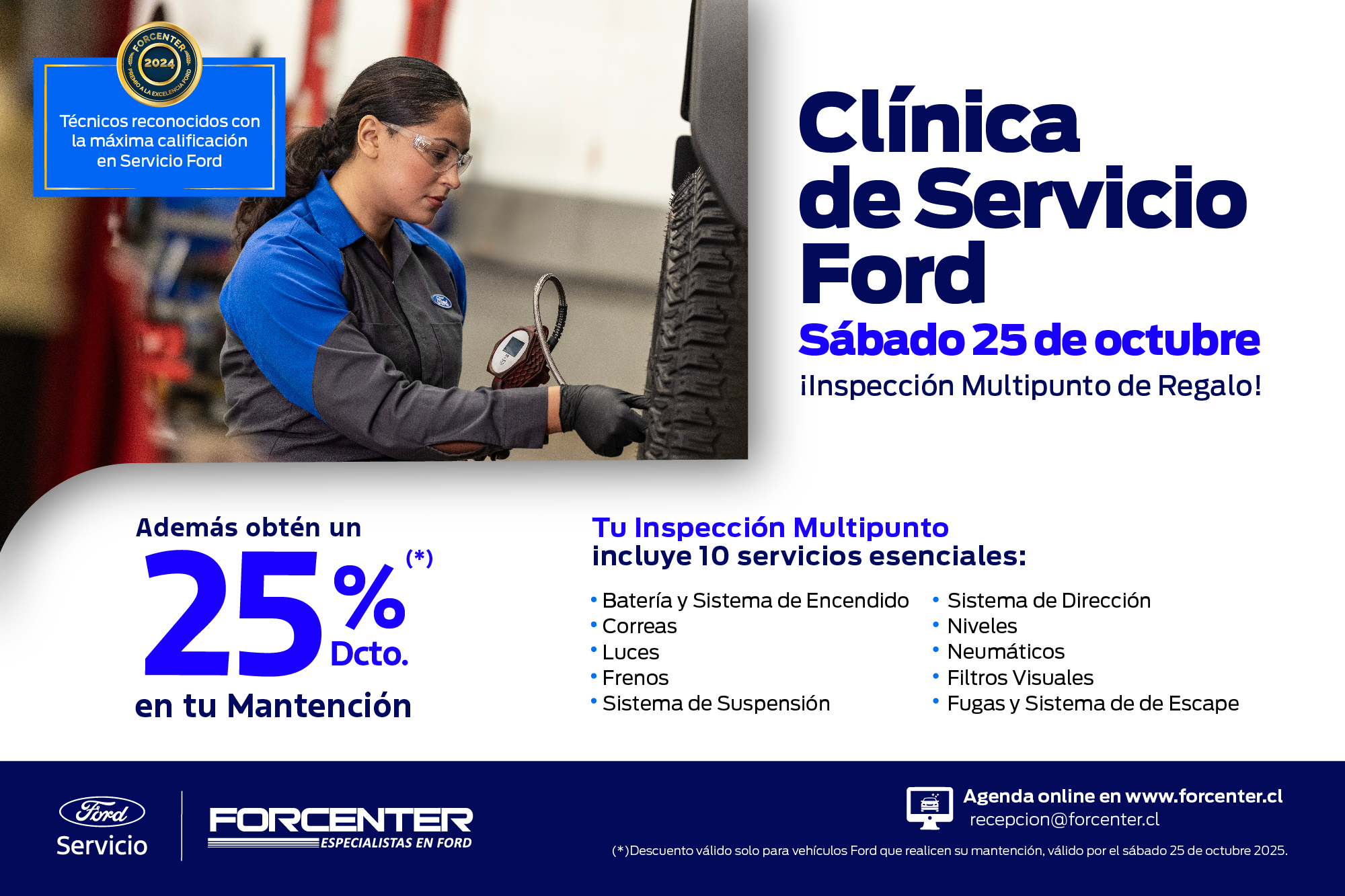 Clínica Servicio Ford